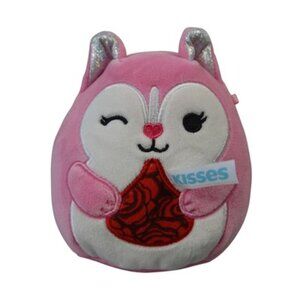 Kellytoy Squishmallows Hershey's Kisses Pink Squirrel Plush 5 Inch